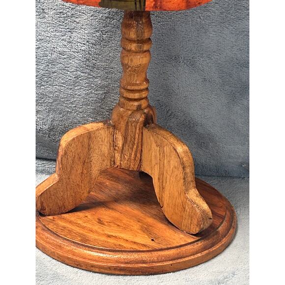 Wooden Jewelry Holder Mini Mannequin Beautiful Indian Hand Painted Vintage - Picture 10 of 16